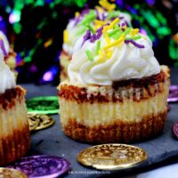 Mini Mardi Gras Cheesecakes Recipe