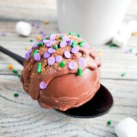 Recipe for Mardi Gras Hot Cocoa Bombs