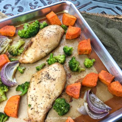 Sheet Pan Balsamic Chicken Breasts Recipe