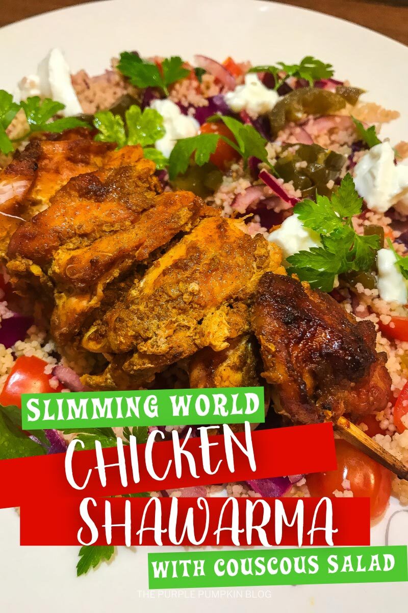 Slimming World Chicken Shawarma with Couscous Salad