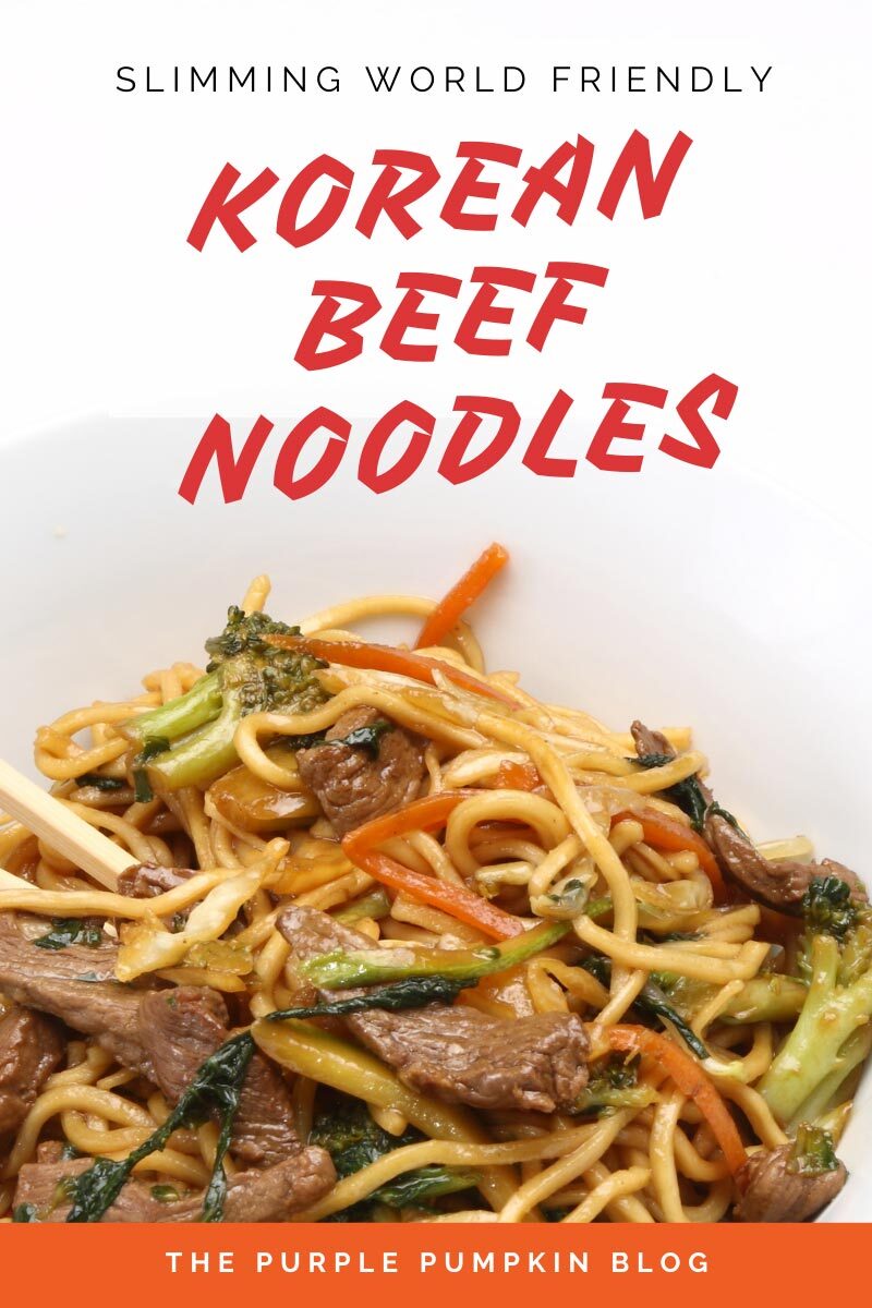 Slimming World Friendly Korean Beef Noodles