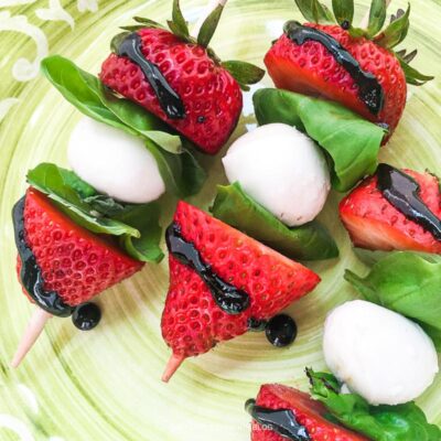 Strawberry Caprese Skewers Recipe