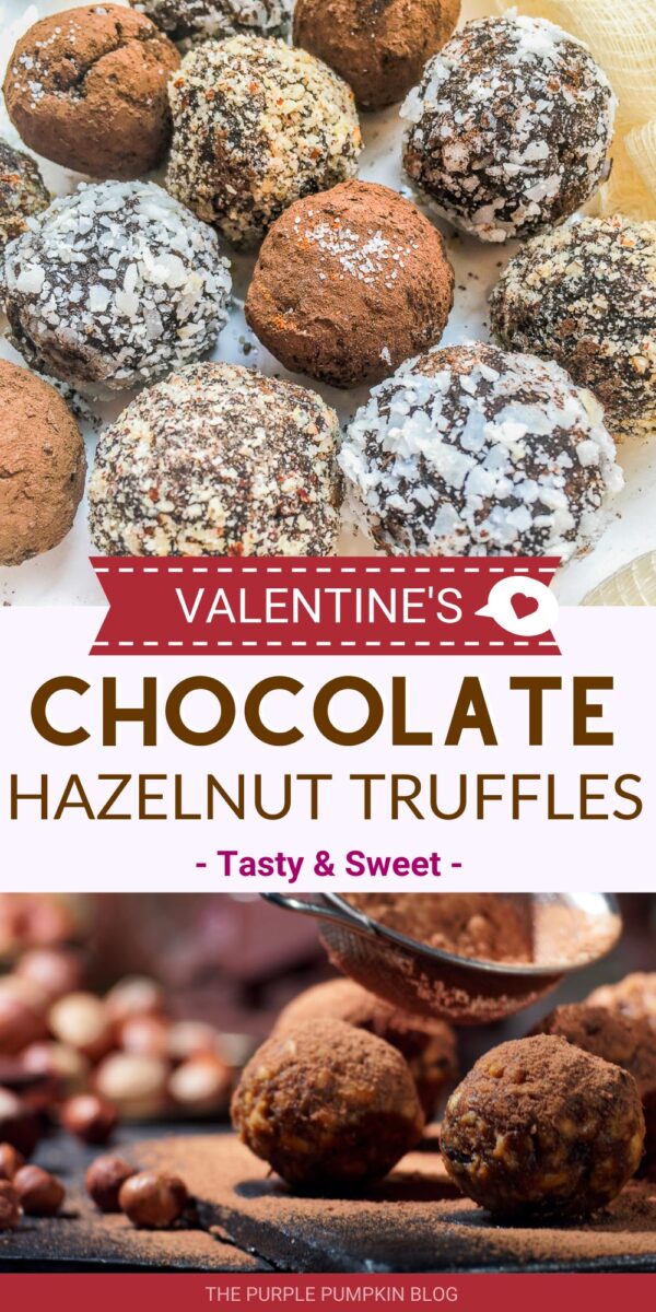 Valentine's Chocolate Hazelnut Truffles