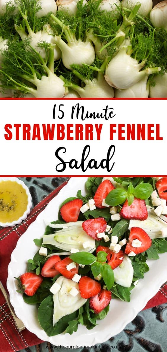 15 Minute Strawberry Fennel Salad