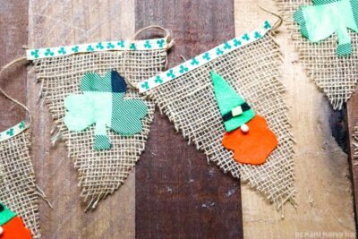 Completed St. Patty's Day Gnome Banner (1)