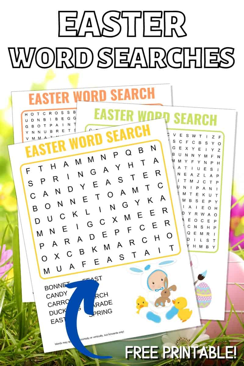 Free Easter Word Search Printable