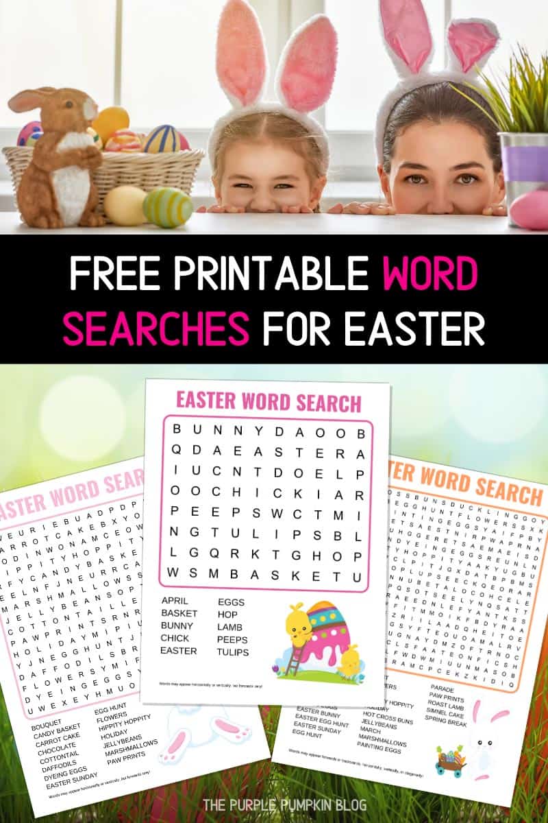 Free Easter Word Search Printable