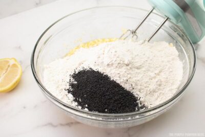 Making Lemon Poppy Seed Cake