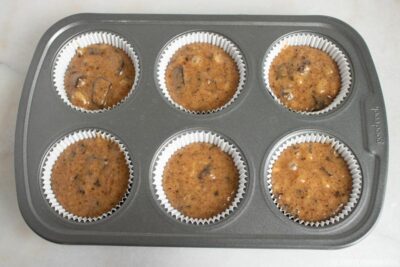 Muffin Batter in Liners