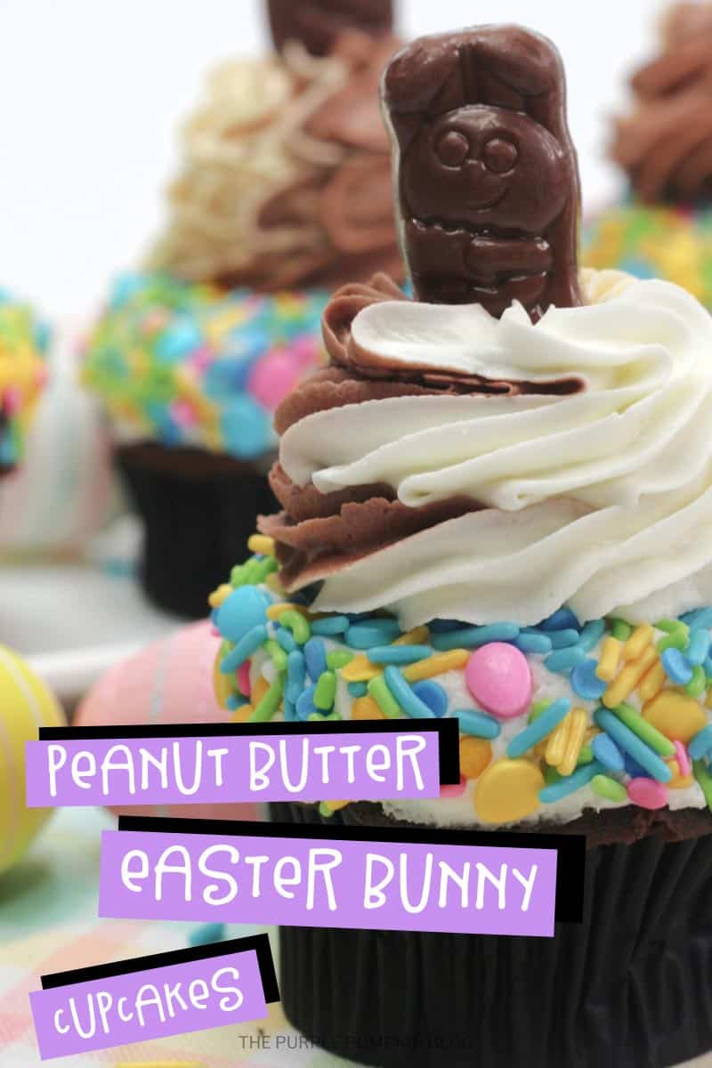 Peanut Butter Easter Bunny Cupcakes