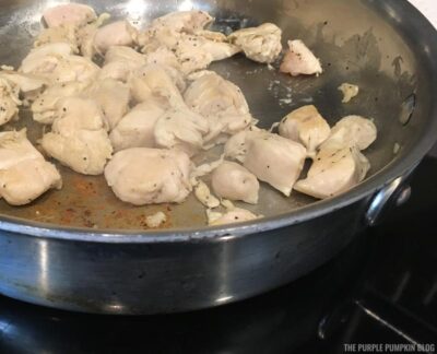 Searing the Chicken