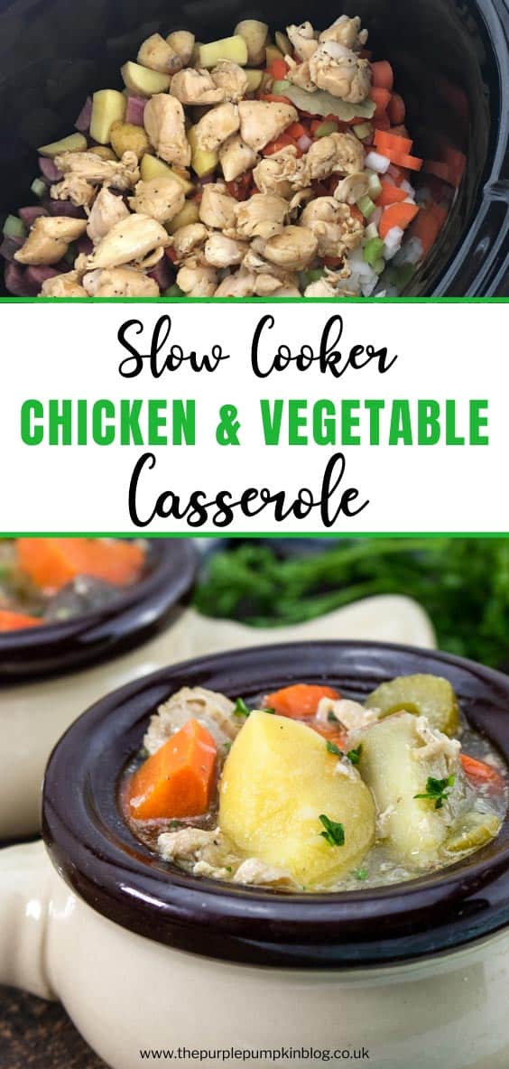 Slow Cooker Chicken & Vegetable Casserole