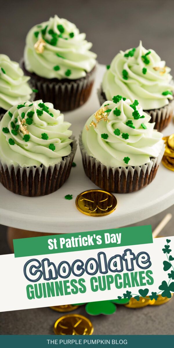 St. Patrick's Day Chocolate Guinness Cupcakes