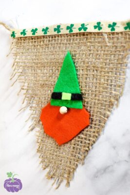 St. Patty's Day Gnome Banner Craft