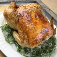 Whole Roasted Chicken with Garlic & Herbs