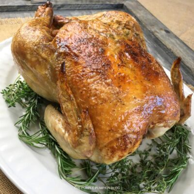 Whole Roasted Chicken with Garlic & Herbs