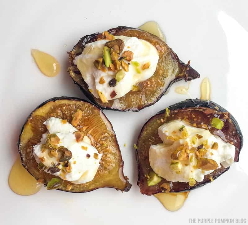 Appetizer Idea - Honey-Roasted Figs with Labneh