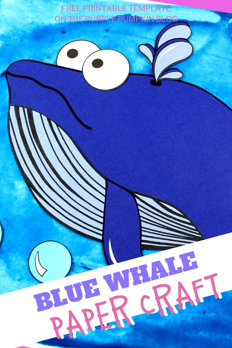 Blue Whale Paper Craft