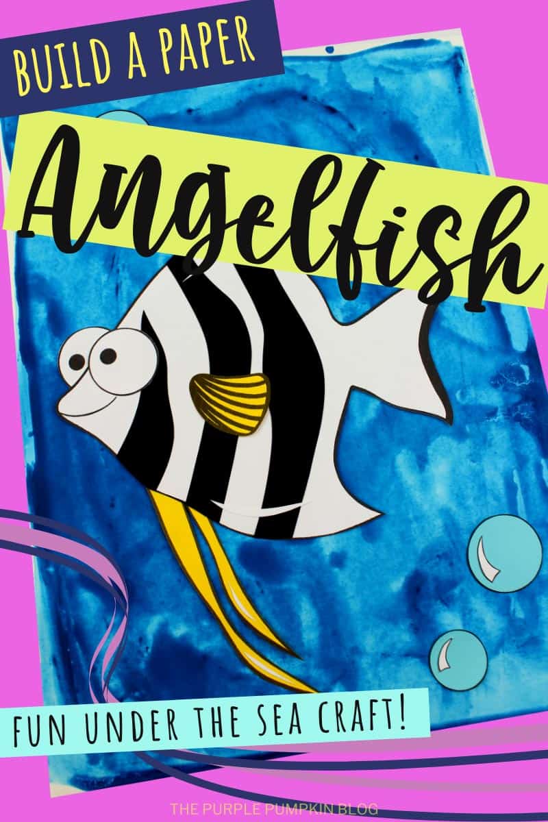 Printable Angel Fish Pattern Fun Paper Angelfish Craft with Free Printable Template!