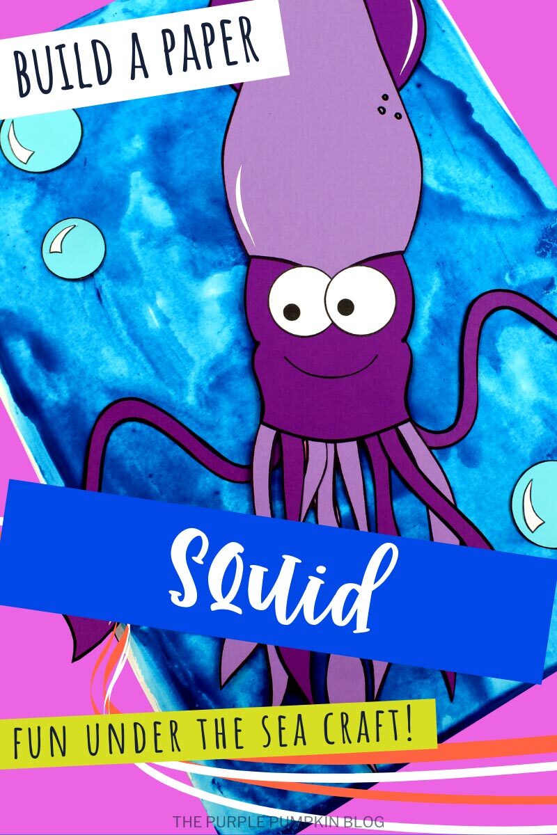 Build a Paper Squid - Fun Under the Sea Craft