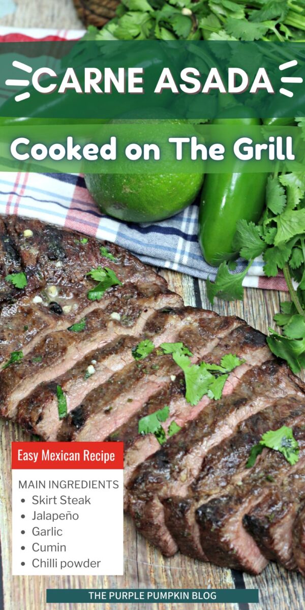 Carne Asada Cooked on the Grill