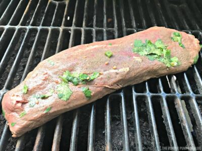 Carne Asada Cooking on the Grill