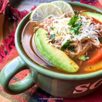 Chicken Fajita Soup Instant Pot Recipe