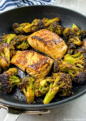Chili Lime Mahi Mahi & Broccoli Skillet
