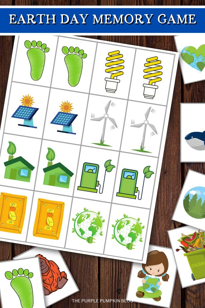 Earth Day Memory Game