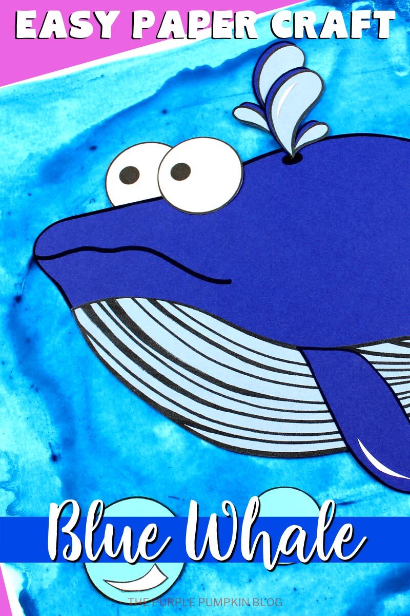 Easy Paper Craft Blue Whale