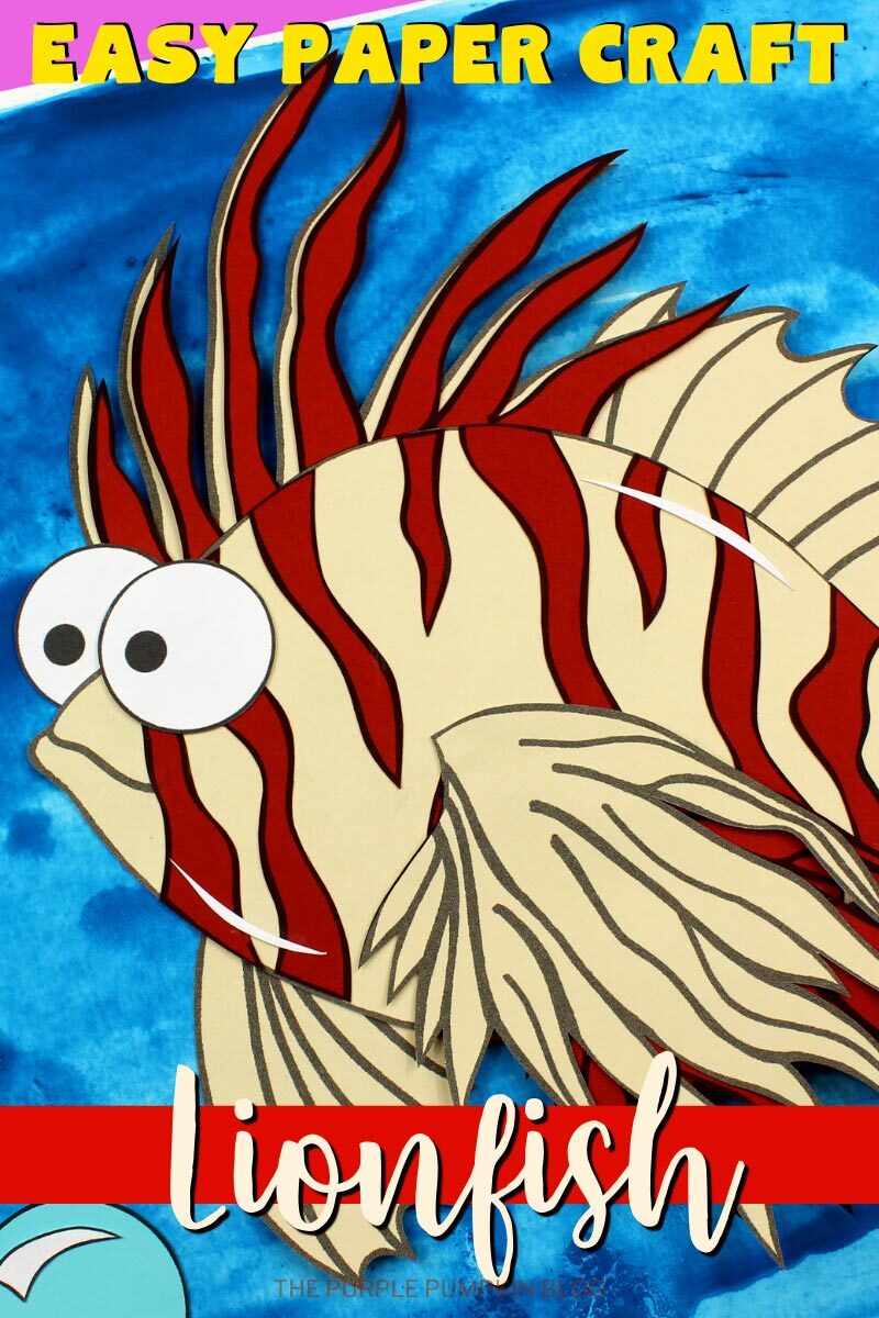 Easy Paper Craft Lionfish