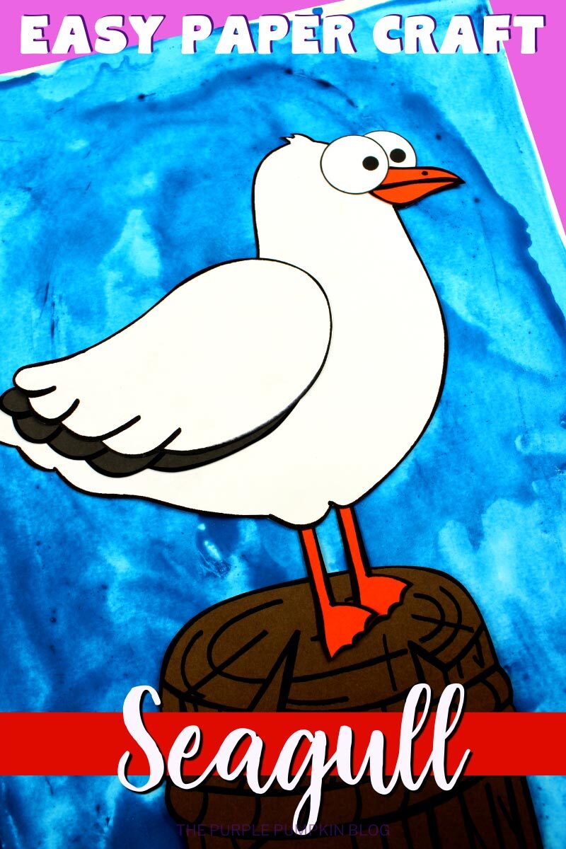 Easy Paper Craft Seagull