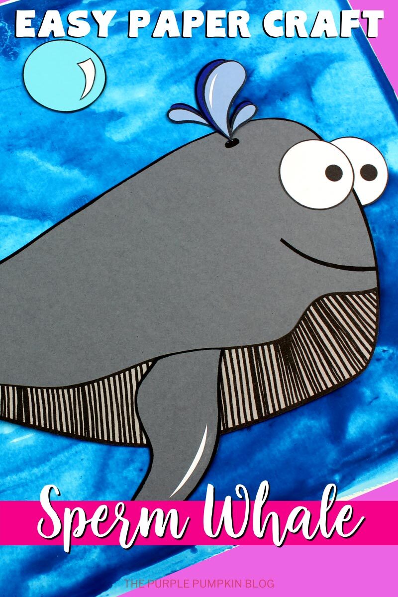 Easy Paper Craft Sperm Whale