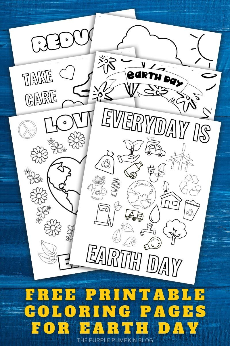 Free Printable Coloring Pages for Earth Day