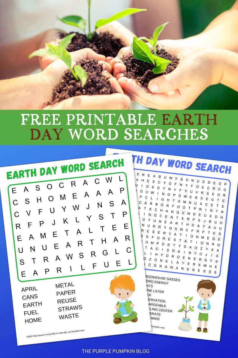 Free Printable Earth Day Word Searches