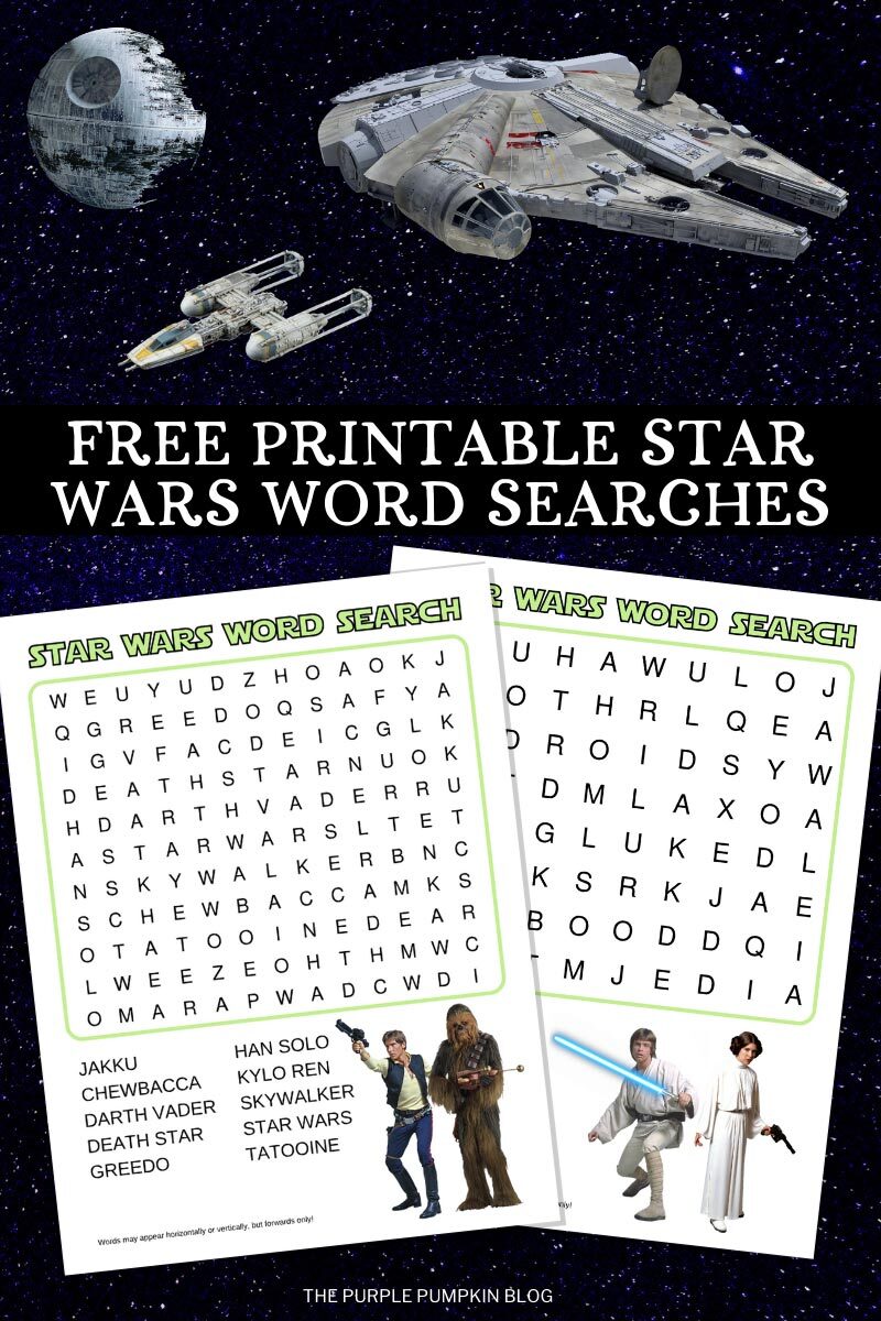 Free Printable Star Wars Word Searches