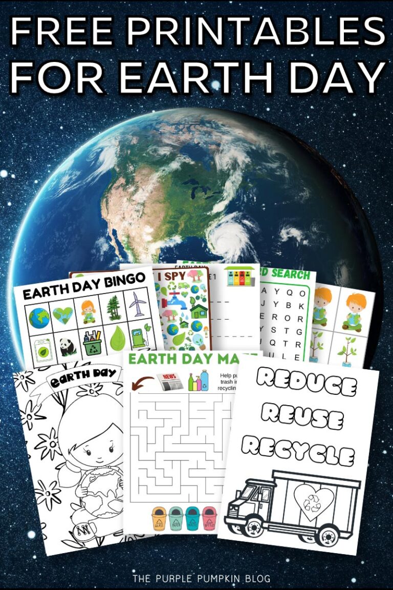 Free Earth Day Printables - Activities &amp; Games for Earth Day!