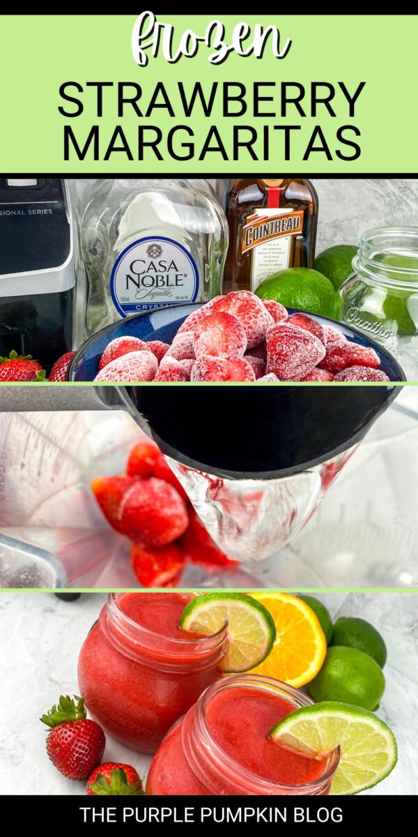 Frozen Strawberry Margaritas Cocktail
