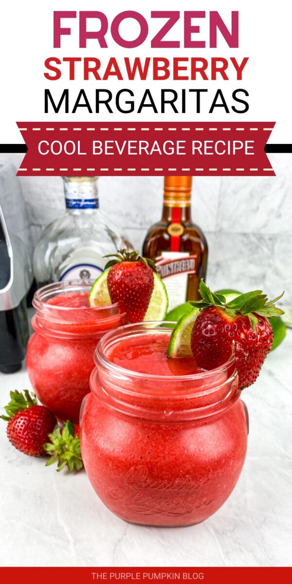 Frozen Strawberry Margaritas - Cool Beverage Recipe