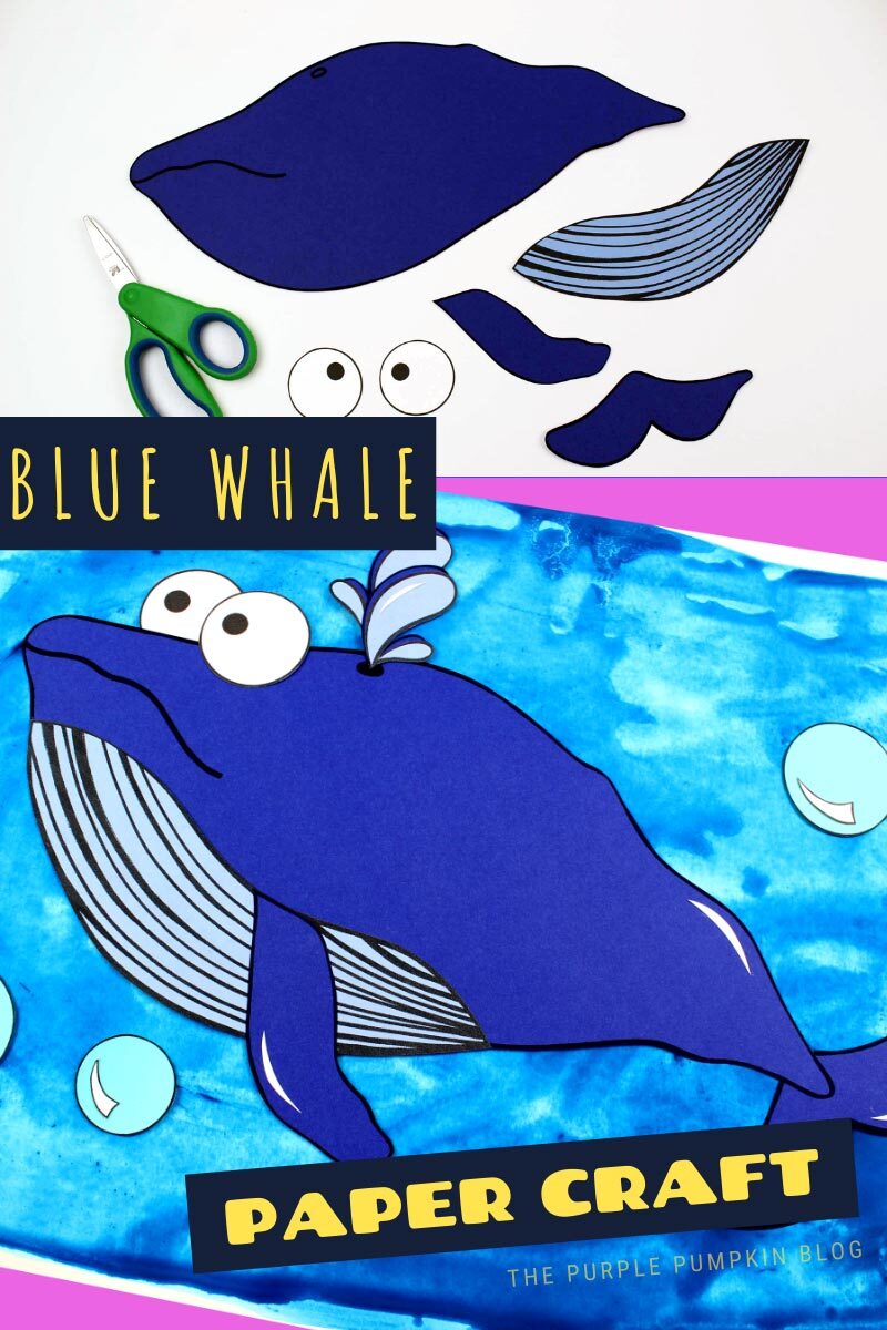 Fun Blue Whale Paper Craft