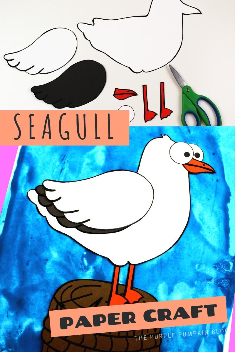 Fun Seagull Paper Craft