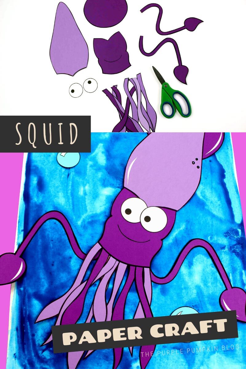 Fun Squid Paper Craft
