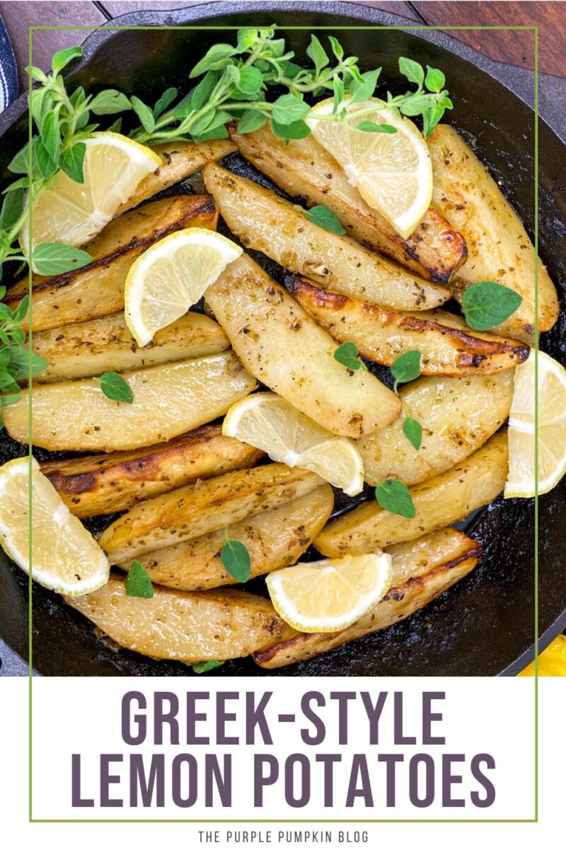 Greek-Style Lemon Potatoes Side Dish Recipe