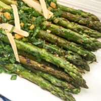 Grilled Marinated Asparagus with Gremolata Recipe