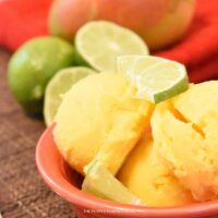 How to Make 4-Ingredient Mango Lime Frozen Yogurt
