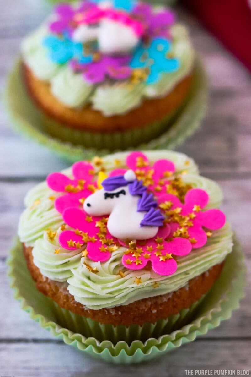 Recipe for Lime-Buttermilk Unicorn Cupcakes