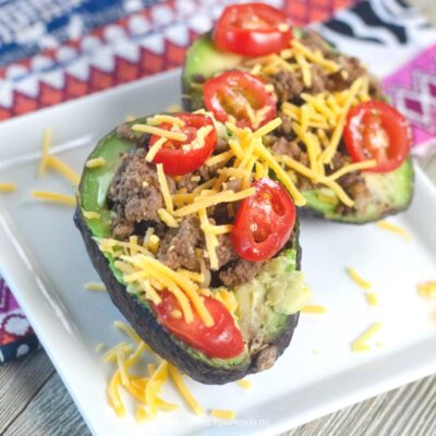 Low Carb Taco Stuffed Avocados Recipe