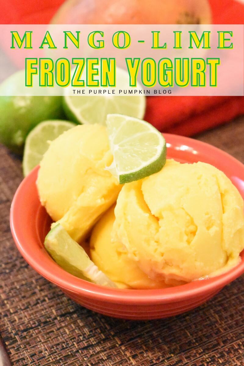 Mango-Lime Frozen Yogurt