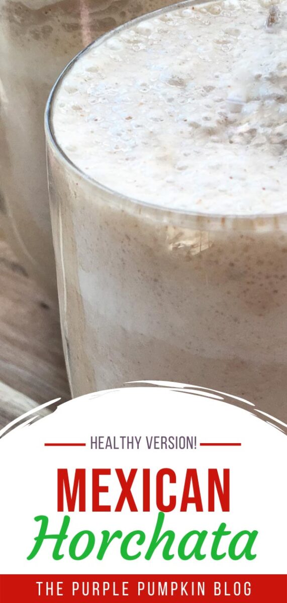 Mexican Horchata Healthy Version!