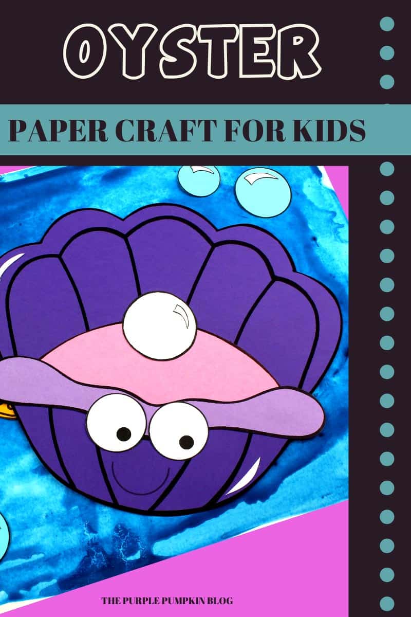 Oyster Paper Craft for Kids